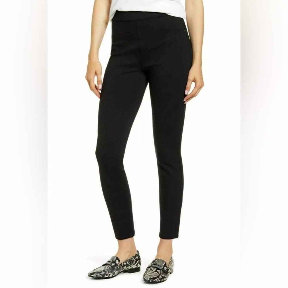 SPANX The Perfect Black Ponte Ankle Pant Women Size XS Casual Office Wear Preppy